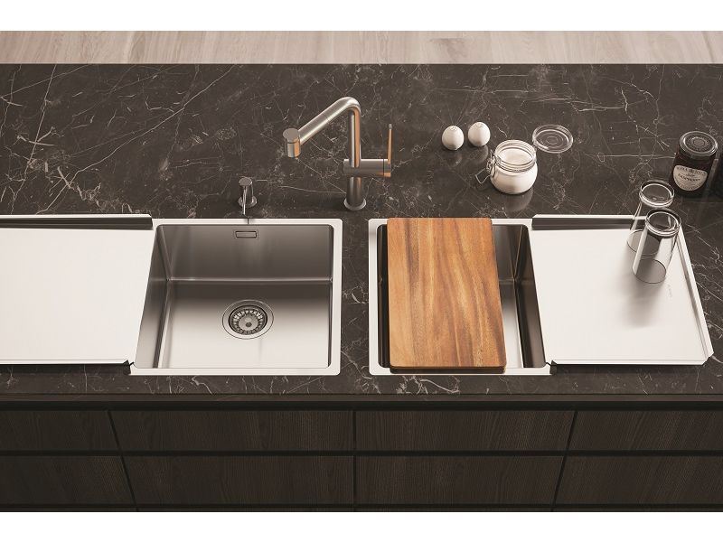 Детальное фото товара: ALVEUS крышка-поддон TRITOP на чашу 400 мм, нержавеющая сталь 