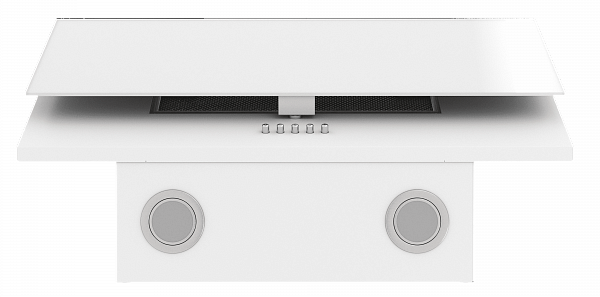 Детальное фото товара: Elikor Сапфир 60П-430-К3Д белый/белое стекло