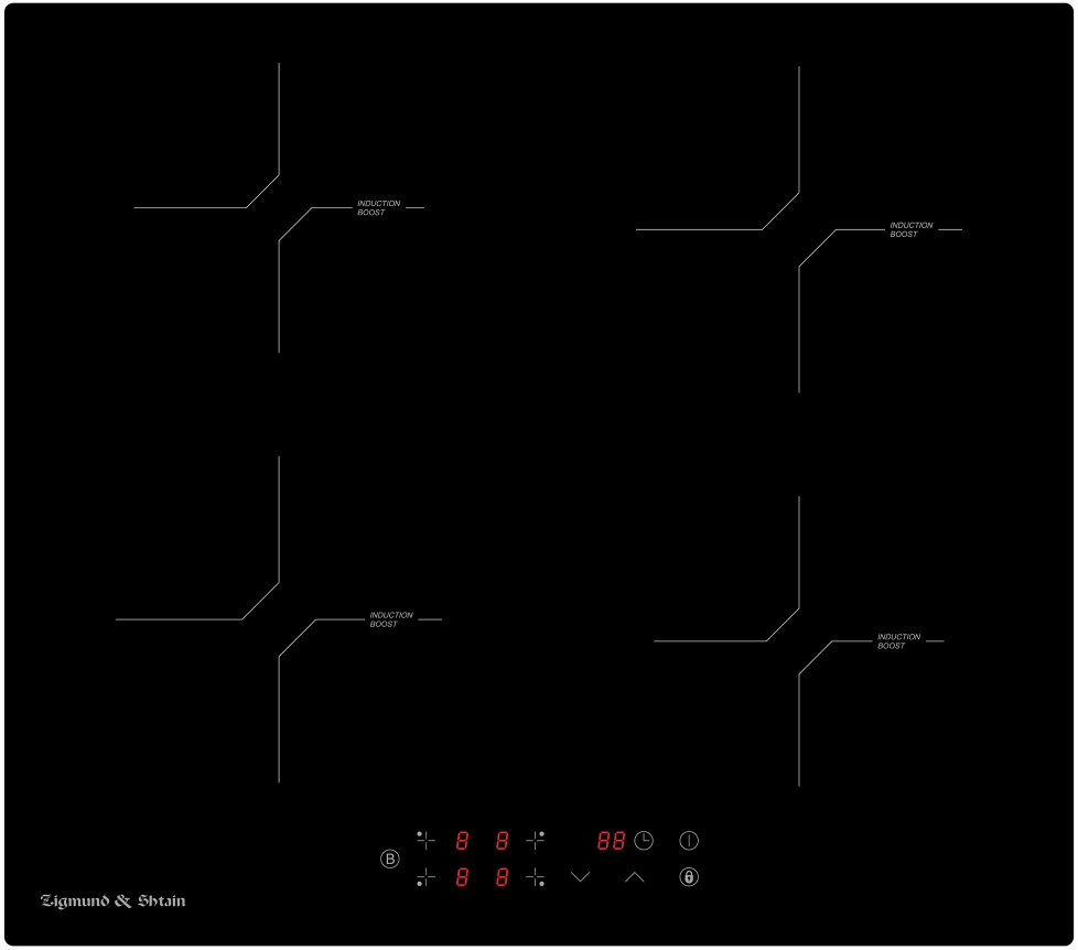 Детальное фото товара: Zigmund & Shtain CI 33.6 B индукционная поверхность
