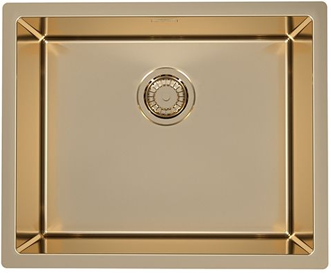 Фото товара: ALVEUS QUADRIX MONARCH 50 BRONZE, мойка, нержавеющая сталь, бронза (в компл. с выпуском без сифона)