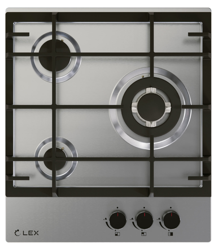 LEX GVS 435 IX Фото товара: LEX GVS 435 IX газовая поверхность