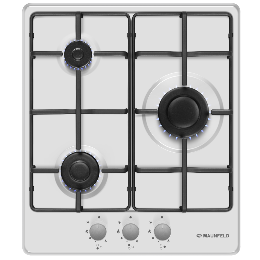 Фото товара: Maunfeld EGHE.43.3STS-EW газовая поверхность