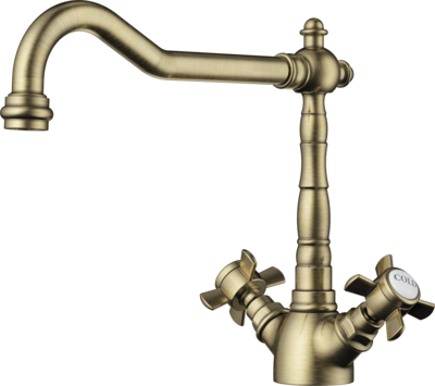 Фото товара: Omoikiri Tokigawa-AB, смеситель, античная латунь 