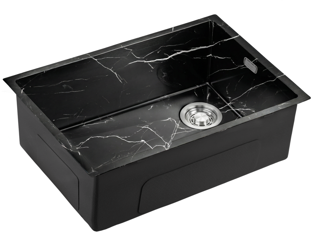 Фото товара: Emar EMB-660(UN) Black Elegant, мойка, нержавеющая сталь, черный