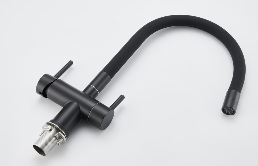 Детальное фото товара: Emar EC-3015 PVD Dark, смеситель, вороненая сталь