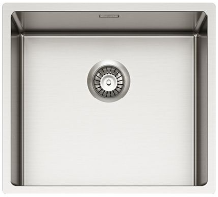 Фото товара: ALVEUS NOX 40 BRS, мойка, нержавеющая сталь (в комплекте с интегрированным сифоном)
