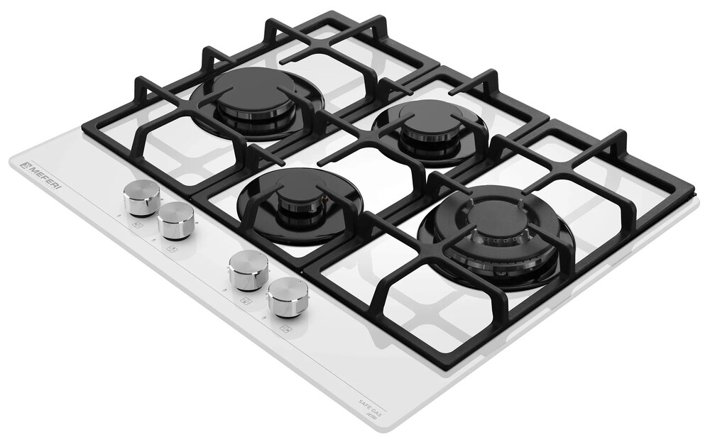 Детальное фото товара: MEFERI MGH604WH GLASS ULTRA газовая поверхность