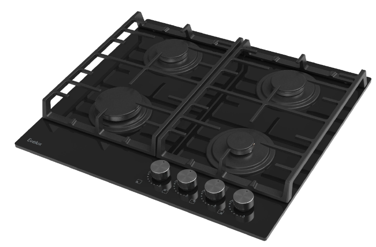 Детальное фото товара: Evelux HEG 600 BG газовая поверхность