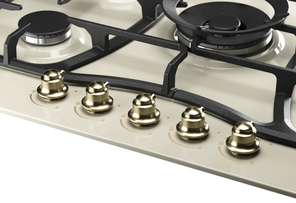 Детальное фото товара: Kuppersberg FS 710 C Bronze газовая поверхность