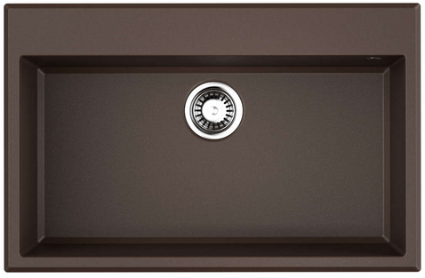 Фото товара: Omoikiri Tedori 79-DC, мойка, гранит, темный шоколад
