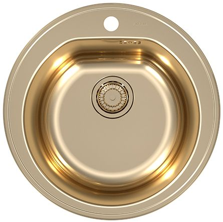 Фото товара: ALVEUS FORM MONARCH 30 BRONZE-90 FI, мойка, нержав. сталь, броонза (в компл. с выпуском без сифона)