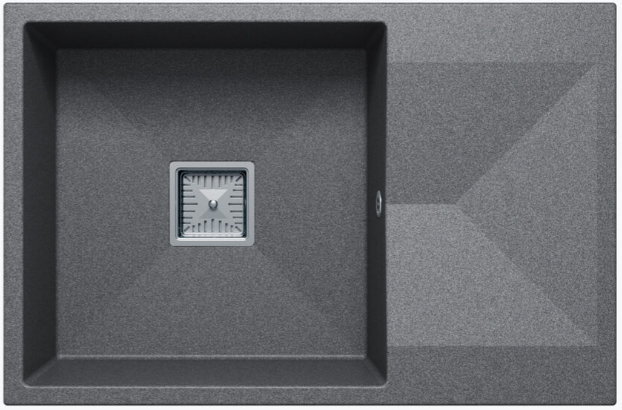 Фото товара: Tolero BLADE 760, мойка, гранит, грей