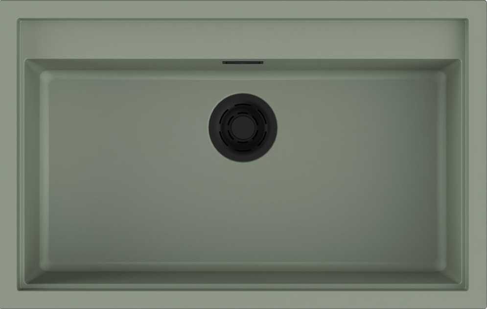 Фото товара: Omoikiri Sintesi 79-WG, мойка, керамика, wind green