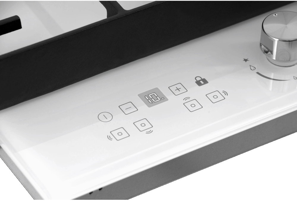 HIBERG VM 6145 W Детальное фото товара: HIBERG VM 6145 W газовая поверхность