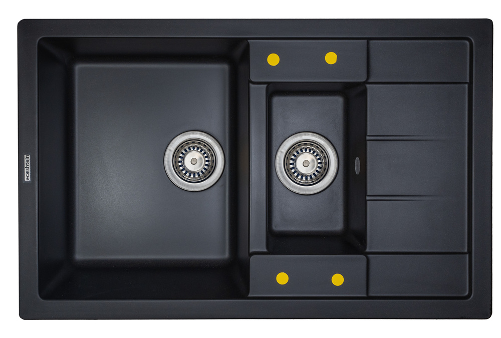 Ecoshtein RECHTECK 781.5, мойка, гранит, черный Фото товара: Ecoshtein RECHTECK 781.5, мойка, гранит, черный