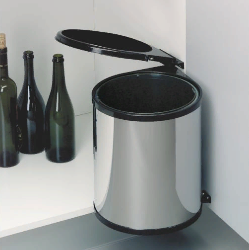 ALVEUS ALBIO, ведро навесное, круглое, нержавеющая сталь Детальное фото товара: ALVEUS ALBIO, ведро навесное, круглое, нержавеющая сталь