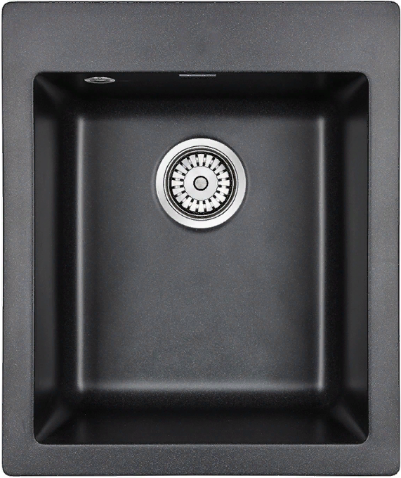 Детальное фото товара: Paulmark KANTE 40, мойка, гранит, черный