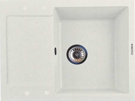 Фото товара: LAVA L.7 LATTE, мойка, гранит, белый