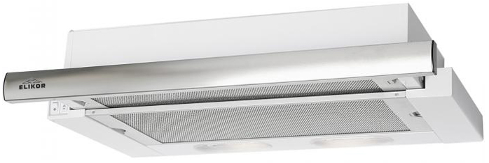 Elikor Интегра 60П-400-В2Л белый/нерж Фото товара: Elikor Интегра 60П-400-В2Л белый/нерж