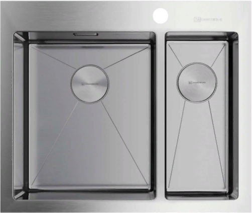 Фото товара: Omoikiri Akisame 60-2-IN-L, мойка, нержавеющая сталь 