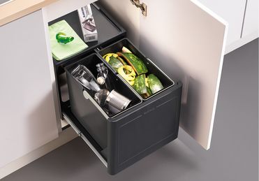 Фото товара: Blanco Botton Pro 45 Manual, мусорная система, 2 контейнера