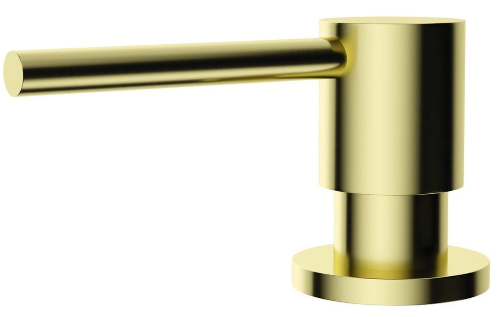 Omoikiri OM-03-LG, дозатор для моющего средства, светлое золото Фото товара: Omoikiri OM-03-LG, дозатор для моющего средства, светлое золото