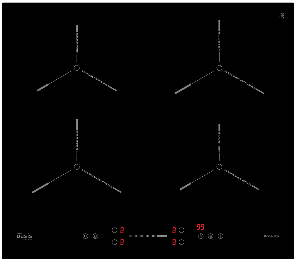 Фото товара: making Oasis everywhere P-ENGD индукционная поверхность