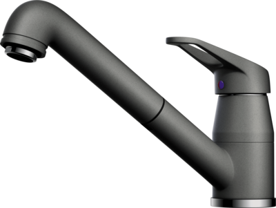 Фото товара: Omoikiri Tateyama-S-PL, смеситель, гранит, платина