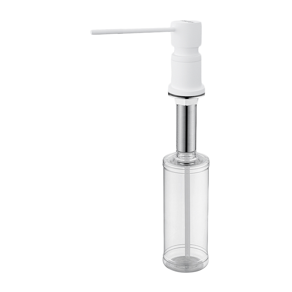 Paulmark KRAFT, дозатор для моющего средства, белый матовый полностью Фото товара: Paulmark KRAFT, дозатор для моющего средства, белый матовый полностью