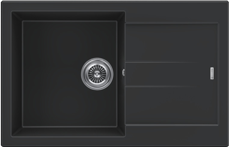 Фото товара: KUCHENSTERN PLAT 50, мойка, гранит, черный