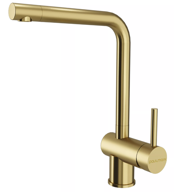 Фото товара: Paulmark SPRING, смеситель, светлое золото