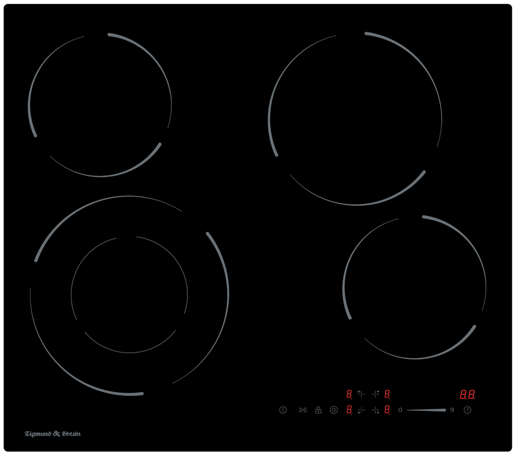 Фото товара: Zigmund & Shtain CN 50.6 B стеклокерамическая поверхность
