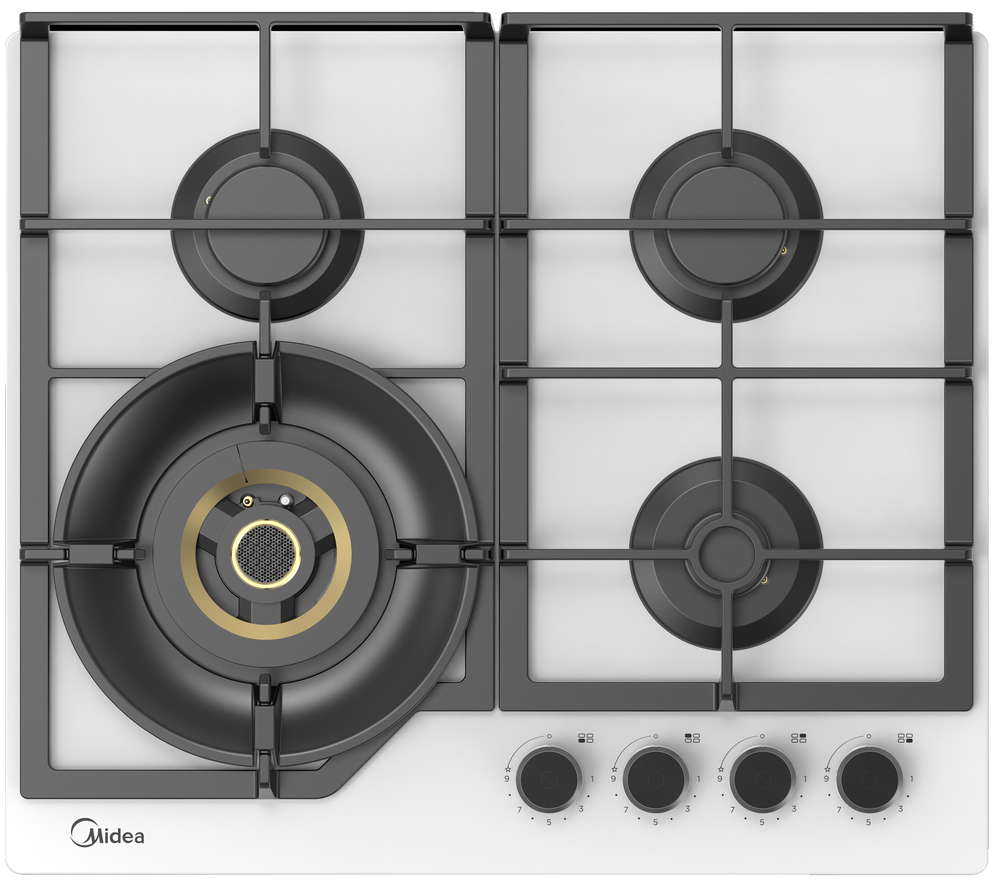 Фото товара: Midea MG697VGW газовая поверхность