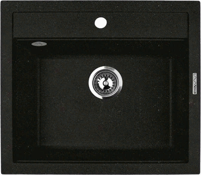 Фото товара: LAVA Q.2 LAVA, мойка, гранит, черный металлик