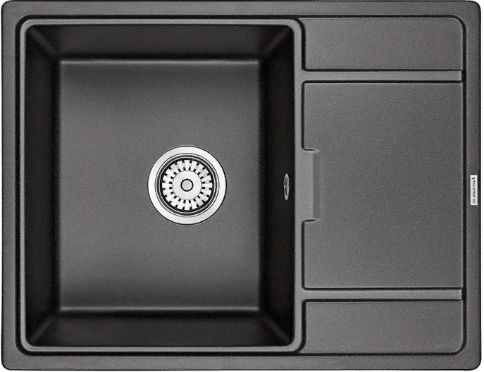 Детальное фото товара: Paulmark FLUGEN 50-650, мойка, гранит, черный