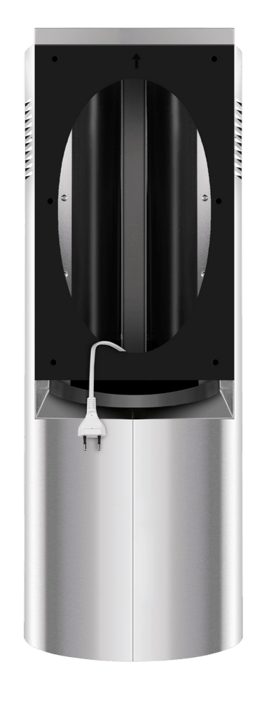 Детальное фото товара: Maunfeld DRUM Wall 35 нержавеющая сталь