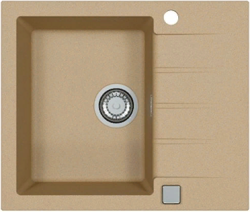 Фото товара: ALVEUS GRANITAL CADIT 10 BEIGE - G55, мойка, гранит, бежевый (в комплекте с сифоном 1132823)