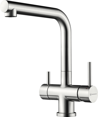 Фото товара: Omoikiri Takamatsu, смеситель, нержавеющая сталь