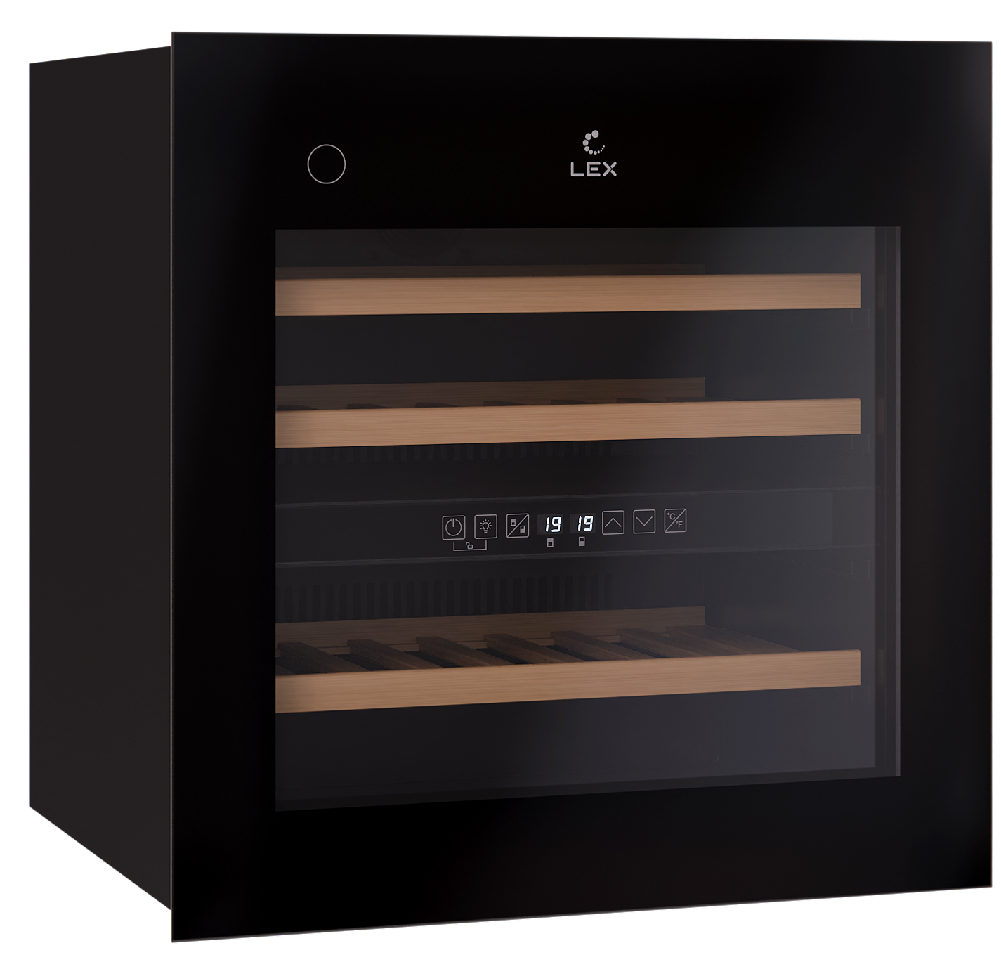 LEX LWD6036BL dual zone PP Детальное фото товара: LEX LWD6036BL dual zone PP