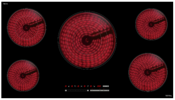Фото товара: Korting HK 95309 B стеклокерамическая поверхность