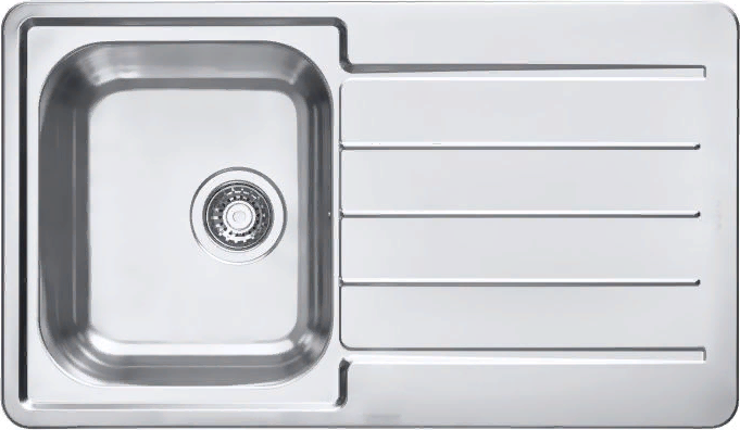 Фото товара: ALVEUS LINE MAXIM 20-SAT, мойка, нержавеющая сталь сатин (в комплекте с сифоном 1130551) 