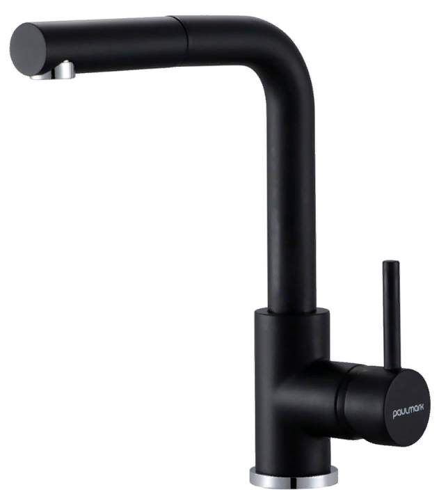 Фото товара: Paulmark KASSEL, смеситель, антрацит полностью