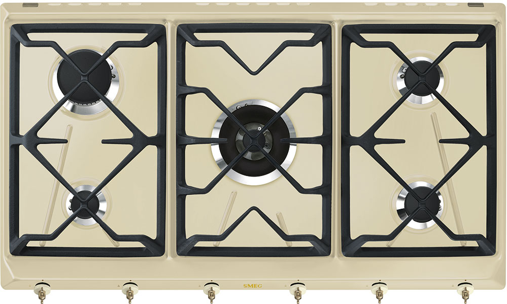Фото товара: Smeg SRV896POGH газовая поверхность