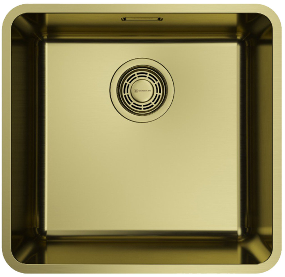 Фото товара: Omoikiri Omi 43-U/I-LG Ultra, мойка, нержавеющая сталь/светлое золото