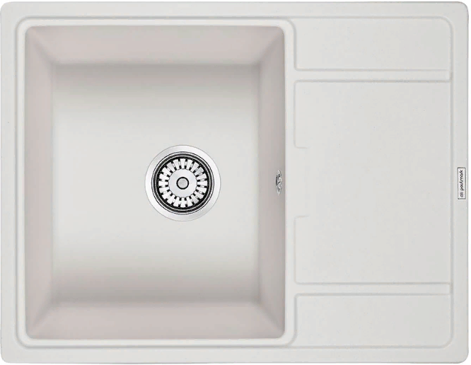 Детальное фото товара: Paulmark FLUGEN 50-650, мойка, гранит, белый