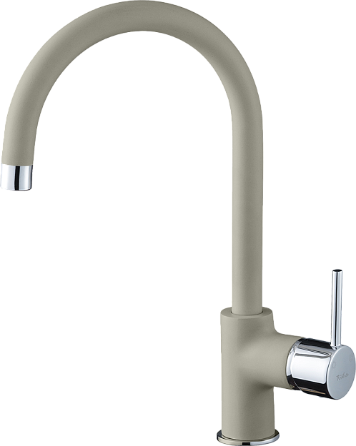 Фото товара: Rivelato ORTA 9021203 topazio/cromo, смеситель, гранит, топаз/хром