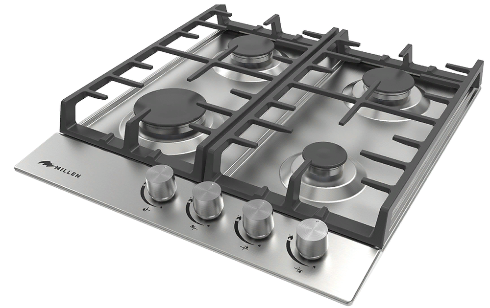 MILLEN MGH 452 IX Детальное фото товара: MILLEN MGH 452 IX газовая поверхность