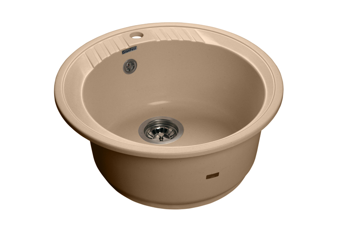 GranFest RONDO GF-R-520, мойка, мрамор, топаз Детальное фото товара: GranFest RONDO GF-R-520, мойка, мрамор, топаз