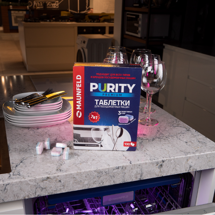 Детальное фото товара: Maunfeld таблетки для посудомоечных машин MDT100PP