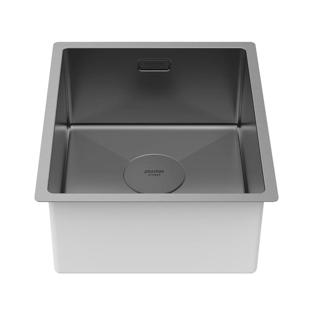 Детальное фото товара: Paulmark NEXT 38 UNI, мойка, нержавеющая сталь, вороненая сталь